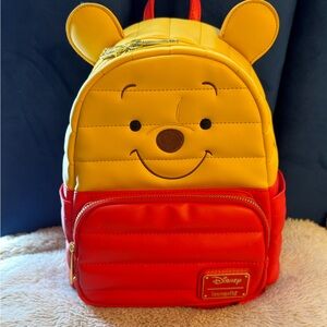 Loungefly Winnie The Pooh Puffer Figural Mini Backpack